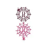 Spider Web Frame Cuttable Design