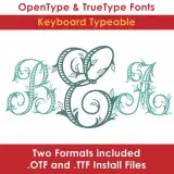 Floral Leaves TrueType Font
