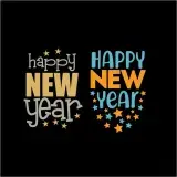 Happy New Year Cuttable Design
