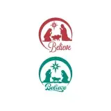 Christmas Believe Cuttable Design