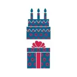 Birthday Gift Box Cuttable Design