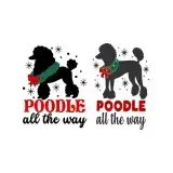 Poodle All The Way Cuttable Design
