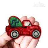 Easter Egg Truck Feltie ITH Embroidery Design