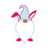 Easter Bunny Gnome Cuttable Design