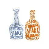 Stop Thinking Start Drinking Cuttable Design