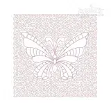 Butterfly Quilt Block Embroidery Design