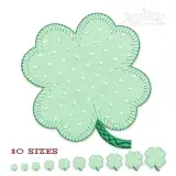 Clover Applique Pack Embroidery Design