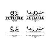  Antlers Mailbox Split Frame Cuttable Design