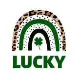 St. Patrick's Day Lucky Rainbow Cuttable Design