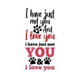 I Have Just Met You Cuttable Design
