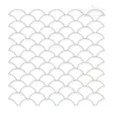  Sashiko Pattern #4 Quilt Block Embroidery Design