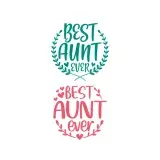 Best Aunt Ever Cuttable Design