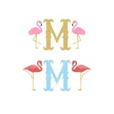 Flamingo Frame Cuttable Design