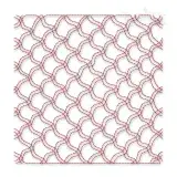 Wavy Pattern Seamless Quilt Block Embroidery Design