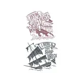 I Run a Tight Ship Wreck SVG Cuttable Design