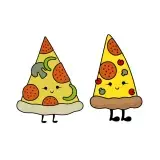 Cute Pizza Slice SVG Cuttable Design