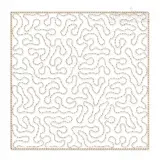 Random Swirl String Quilt Block Embroidery Design