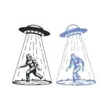 Bigfoot UFO Cuttable Design