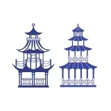 Asian Pagoda SVG Cuttable Design