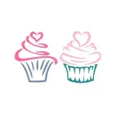 Cupcake Heart SVG Cuttable Designs