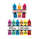 Crayon Color Pencils Split Frame SVG Cuttable Design