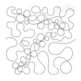 Bubbles Edge-to-Edge Quilt Block Embroidery Design