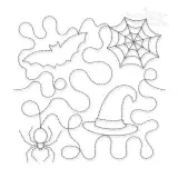 Spider Web Edge-To-Edge Pattern Quilt Block Machine Embroidery Designs
