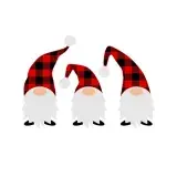 Plaid Pattern Gnome SVG Cuttable Designs