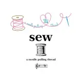 Sew A Needle Pulling Thread SVG Cuttable Designs