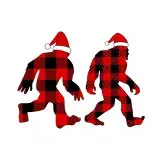 Christmas Buffalo Plaid Pattern Yeti SVG Cuttable Designs