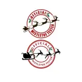 Official Mistletoe Tester Santa Sleigh SVG Cuttable Designs