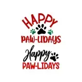 Happy Pawlidays Cuttable Designs