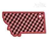 Montana State Gift Tag ITH Embroidery Design