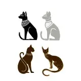 Egypt Cat Pack SVG Cuttable Designs