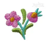 Tiny Decorative Flower #2 Embroidery Design