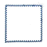 Zigzag Quick Stitch Square Frame Embroidery Designs