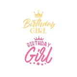 Birthday Girl Crown Tiara SVG Cuttable Designs