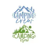 Camping Crew SVG Cuttable Designs