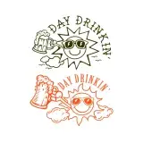Day Drinkin' SVG Cuttable Designs