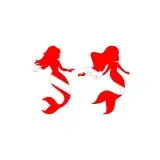 Diver Down Mermaid Silhouette SVG Cuttable Designs