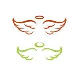 Angel Wings and Halo SVG Cuttable Designs