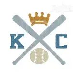 KC Baseball Kansas City Embroidery Design