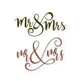 Wedding Mr & Mrs SVG Cuttable Designs