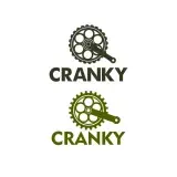 Cranky Bike Crank SVG Cuttable Designs