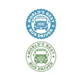 World's Best School Bus Driver SVG Cuttable Designs