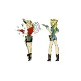 Space Cowgirl SVG Cuttable Designs