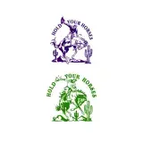 Hold Your Horses Rodeo Cowboy Desert SVG Cuttable Designs