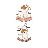 Boo Haw Cowboy Ghost SVG Cuttable Designs
