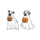 Halloween Ghost Dog SVG Cuttable Designs