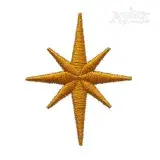 Nativity Star of Bethlehem Embroidery Design
